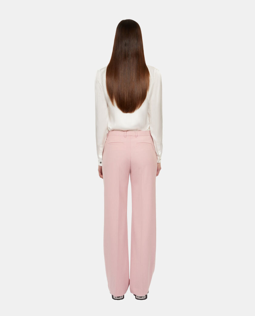 The Kooples F PASTEL PINK pink wool-blend suit trousers