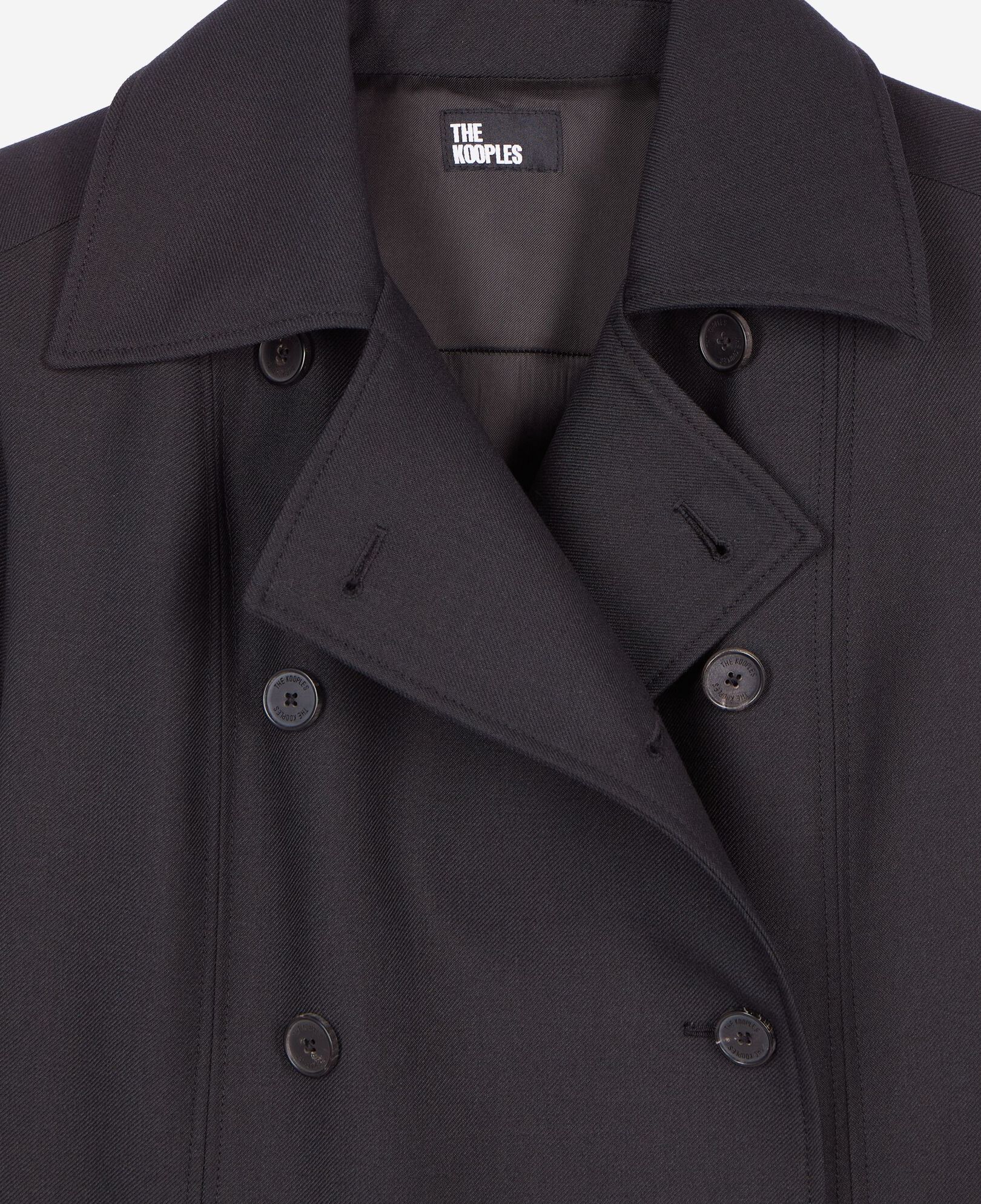 The Kooples MUJER BLACK vestido traje corto negro