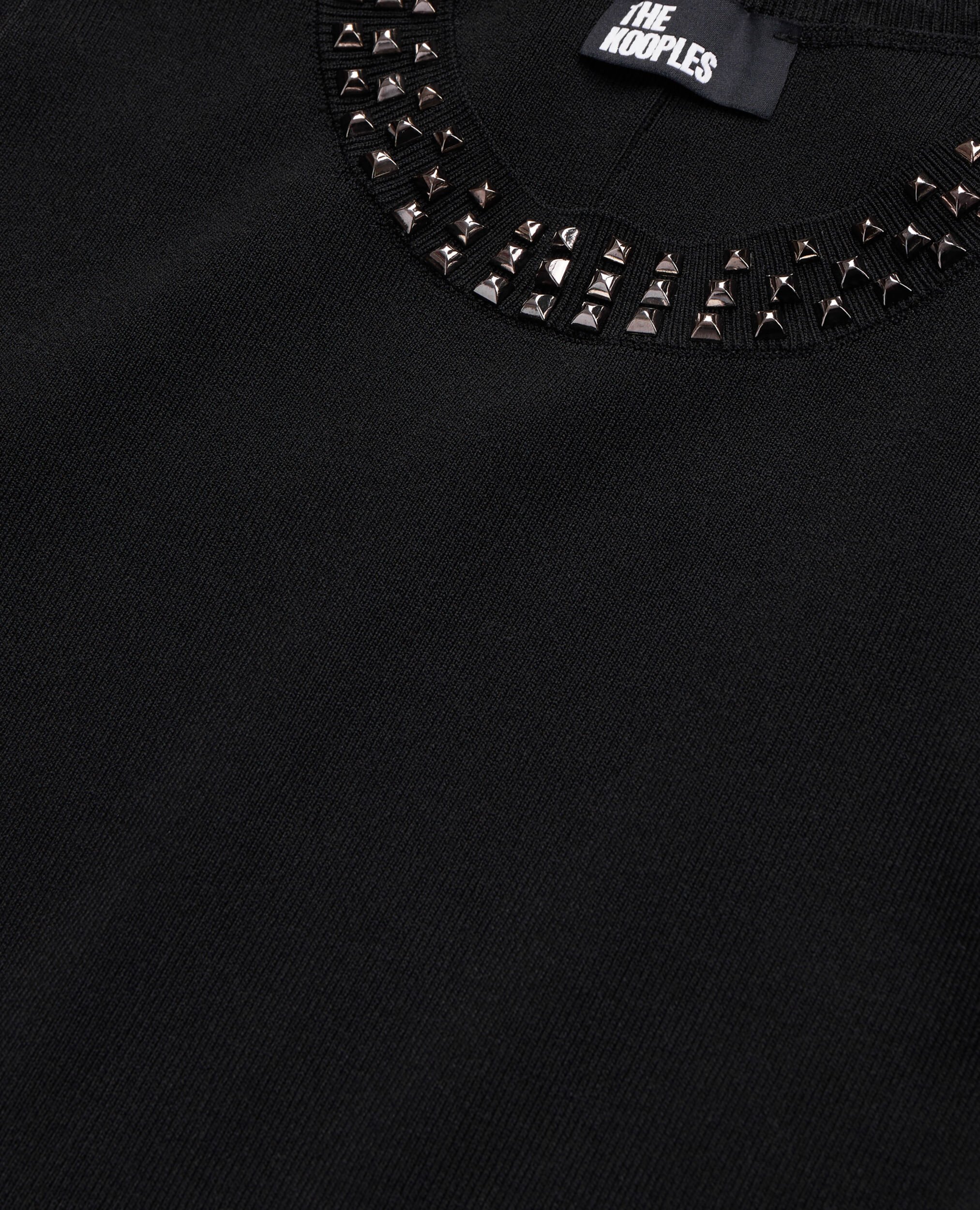 Robe courte avec spikes noire, BLACK, hi-res image number null