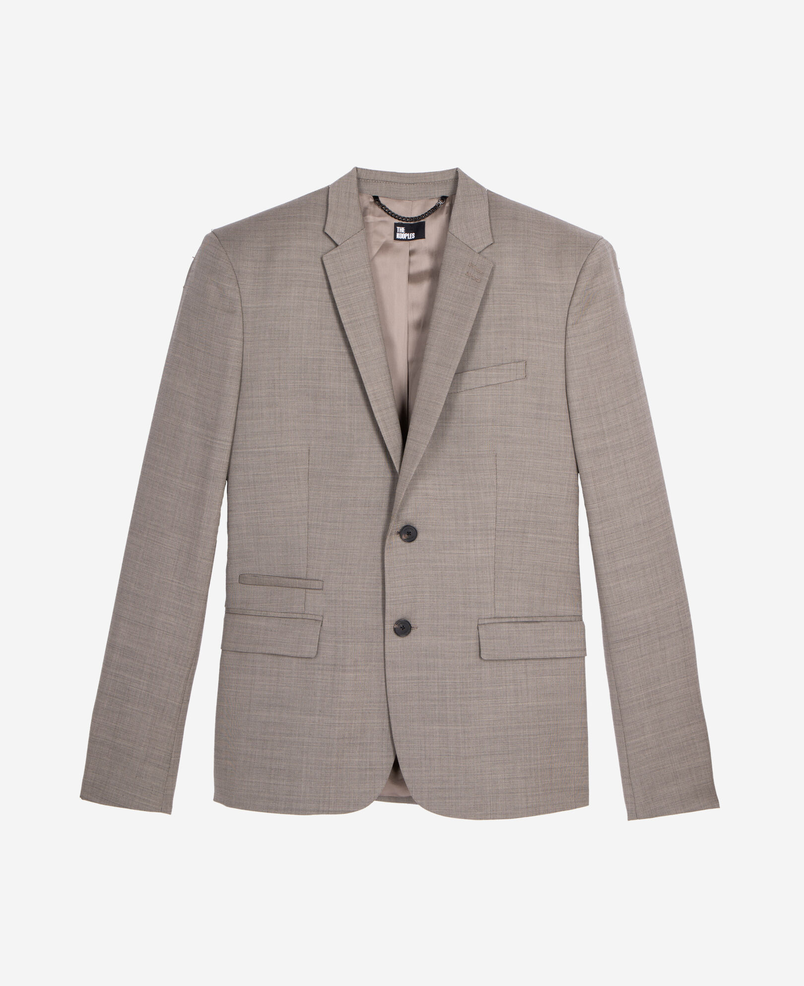 The Kooples HOMBRE BEIGE chaqueta traje beige lana