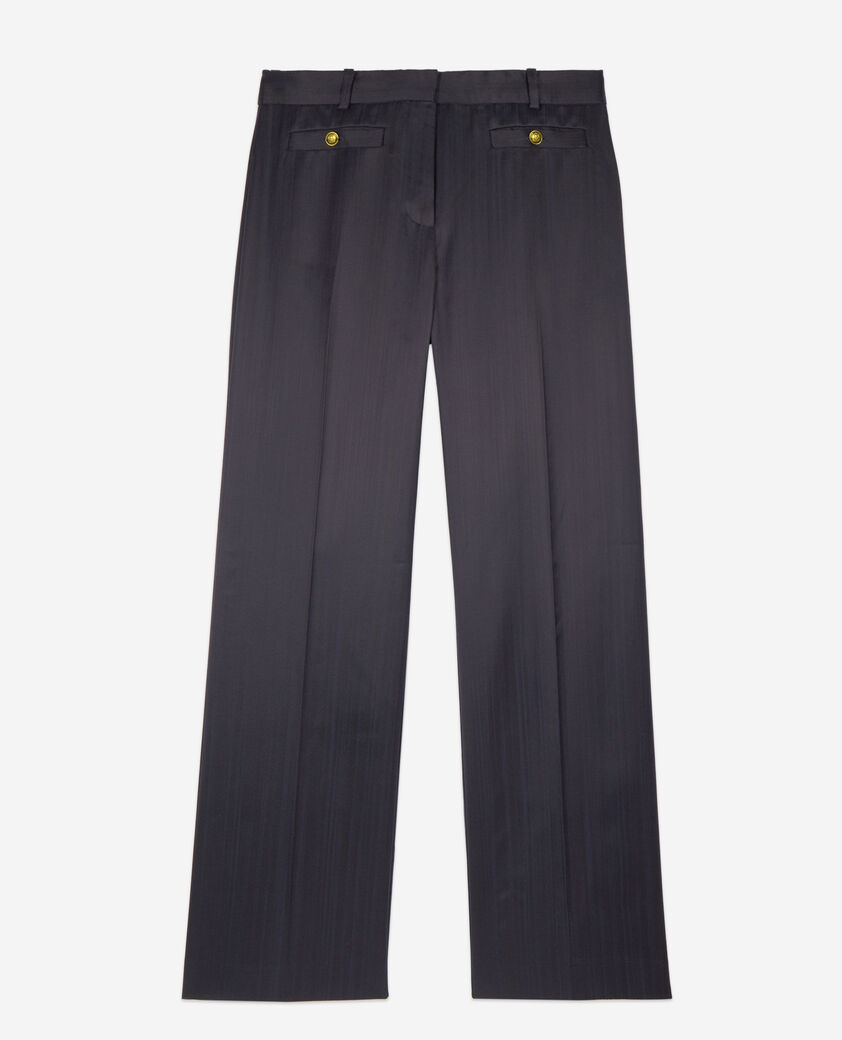 The Kooples WOMEN NAVY navy blue suit trousers