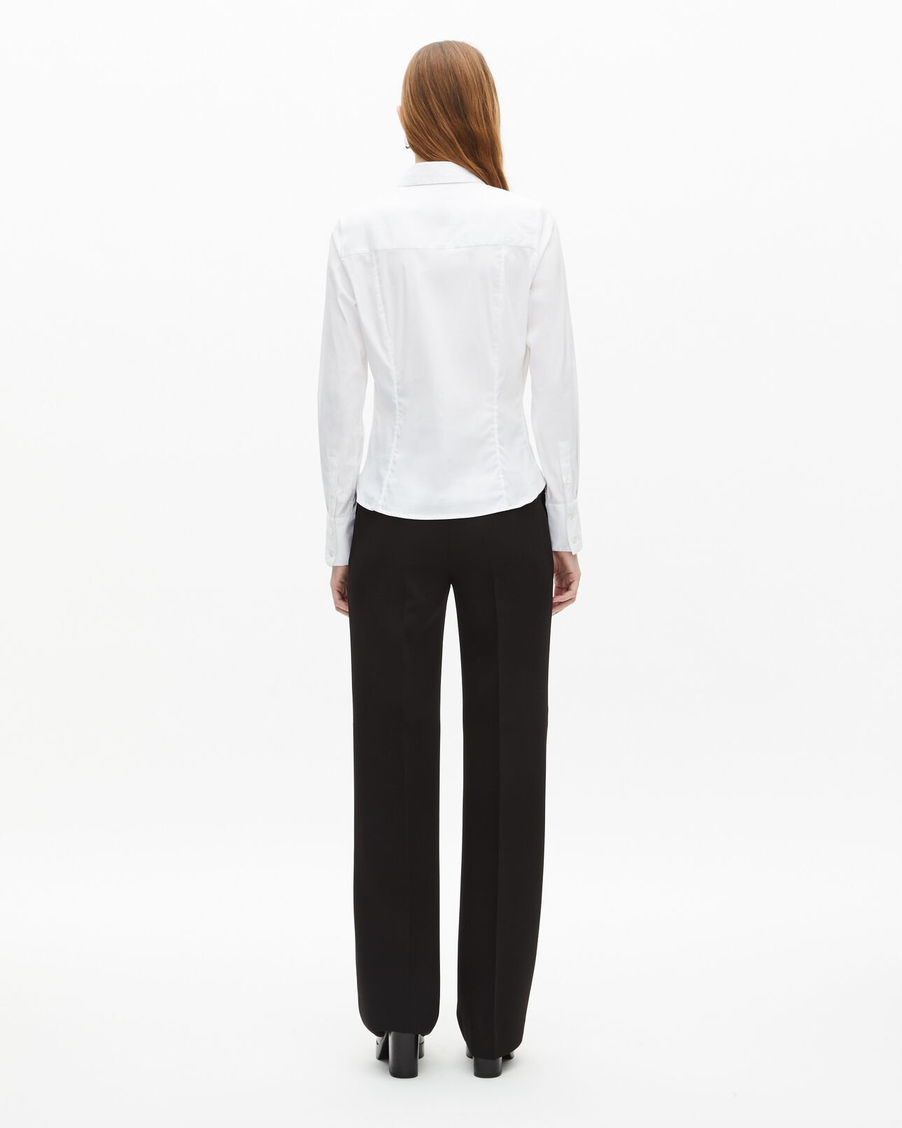 The Kooples DAMEN WHITE weißes hemd aus popeline