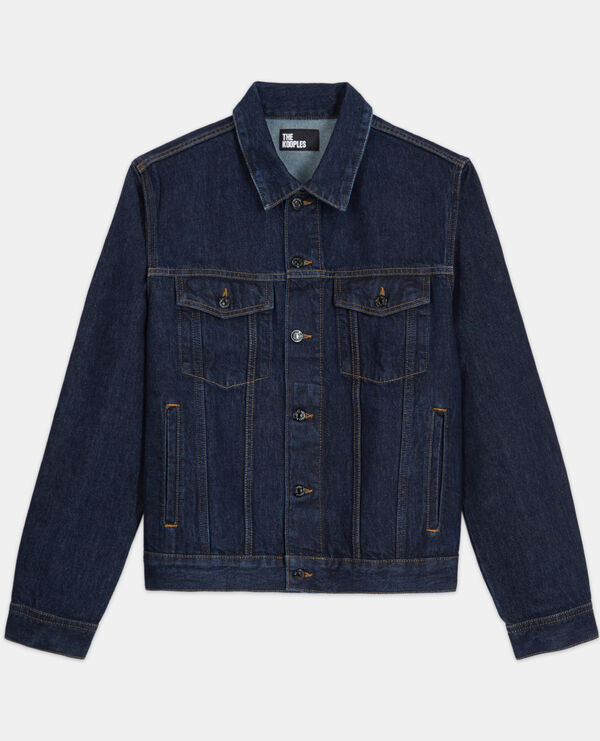 blue denim jacket