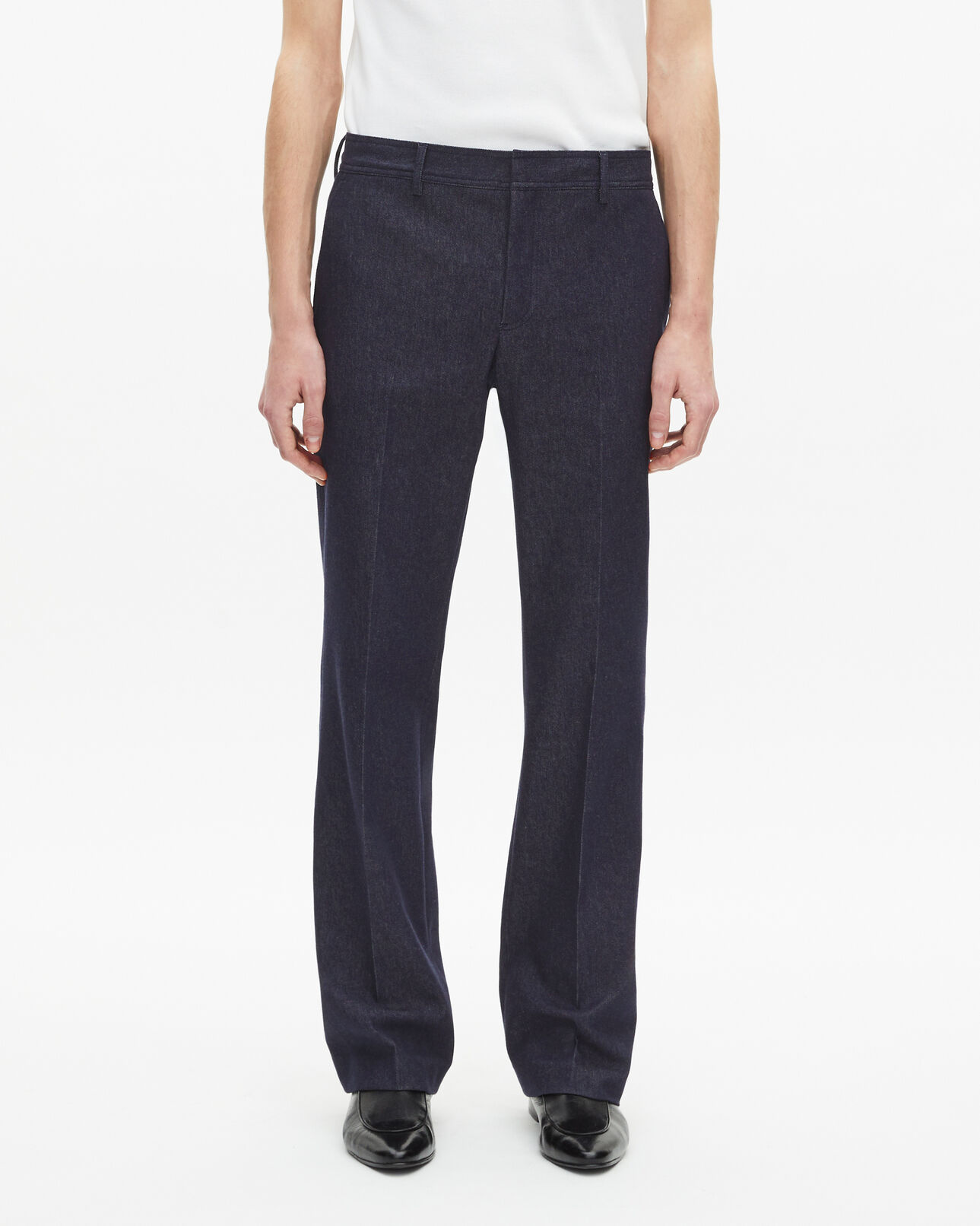 The Kooples HOMBRE NAVY pantalón de traje azul efecto vaquero