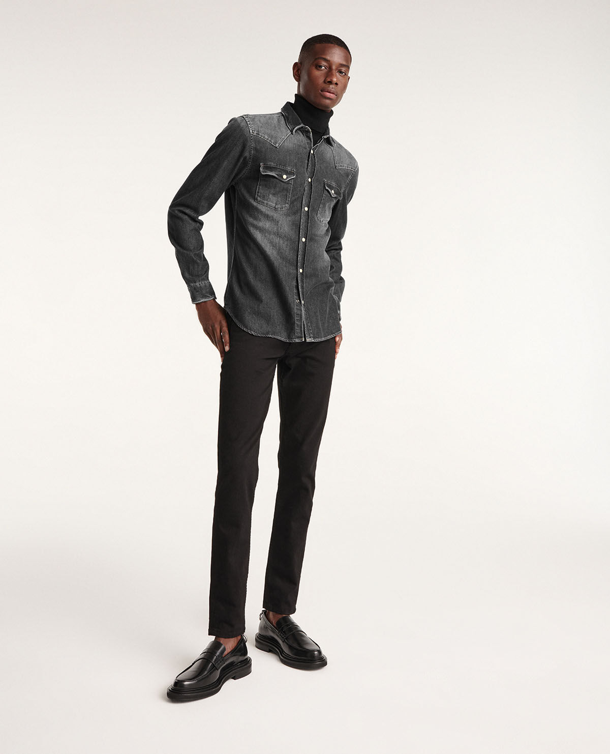 Chemise jean the sale kooples