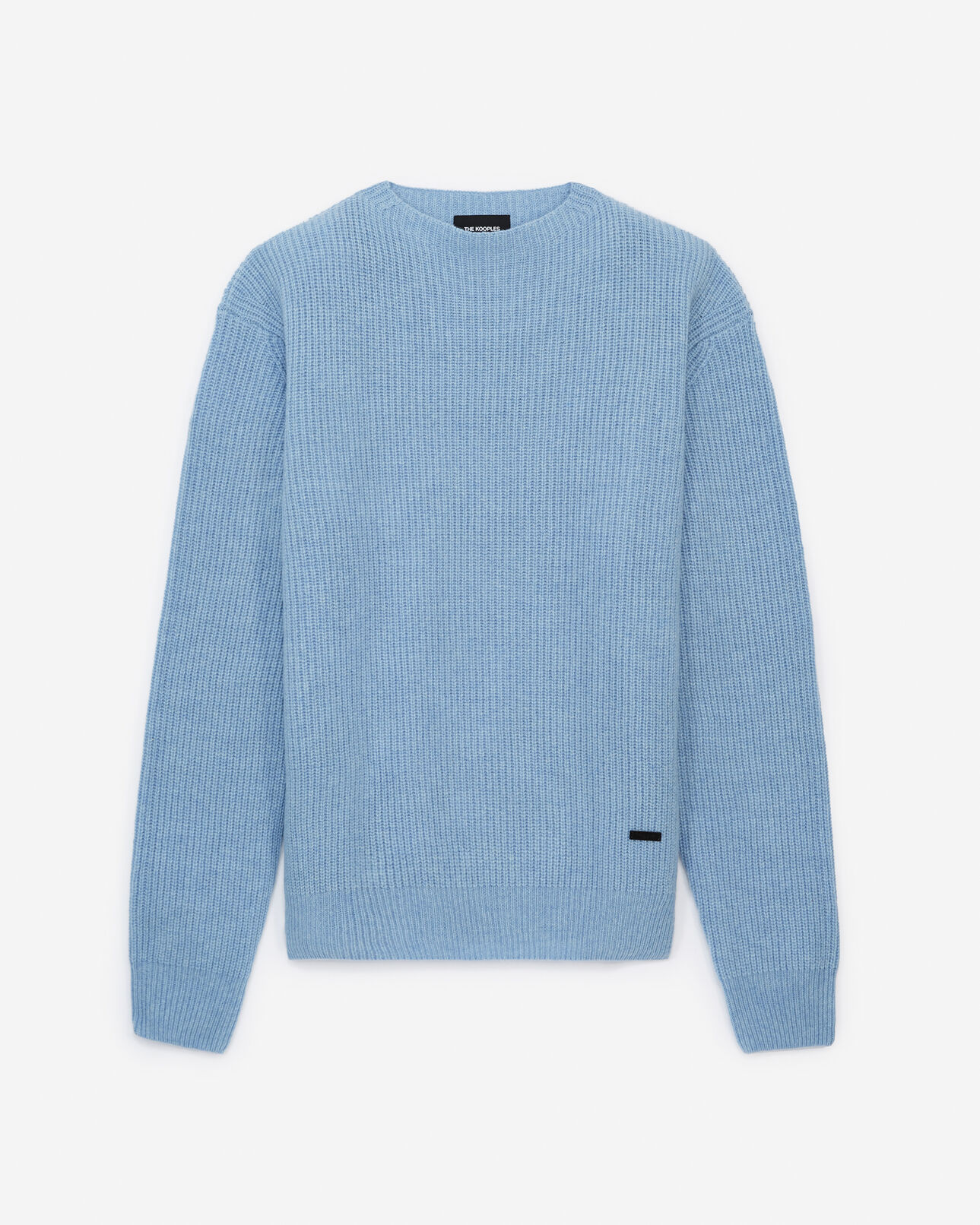 The Kooples HOMBRE BABY BLUE jersey azul cielo lana cuello redondo