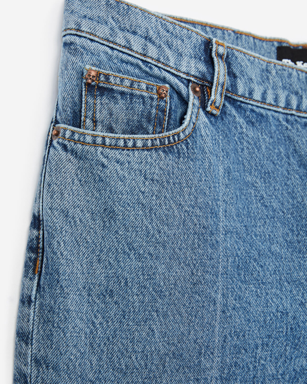 The Kooples WOMEN BLUE DENIM vintage blue mom jeans