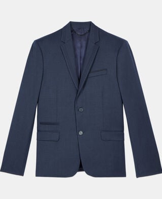 The Kooples H NAVY navy blue wool suit jacket