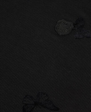 The Kooples FEMME BLACK t-shirt manches longues noir