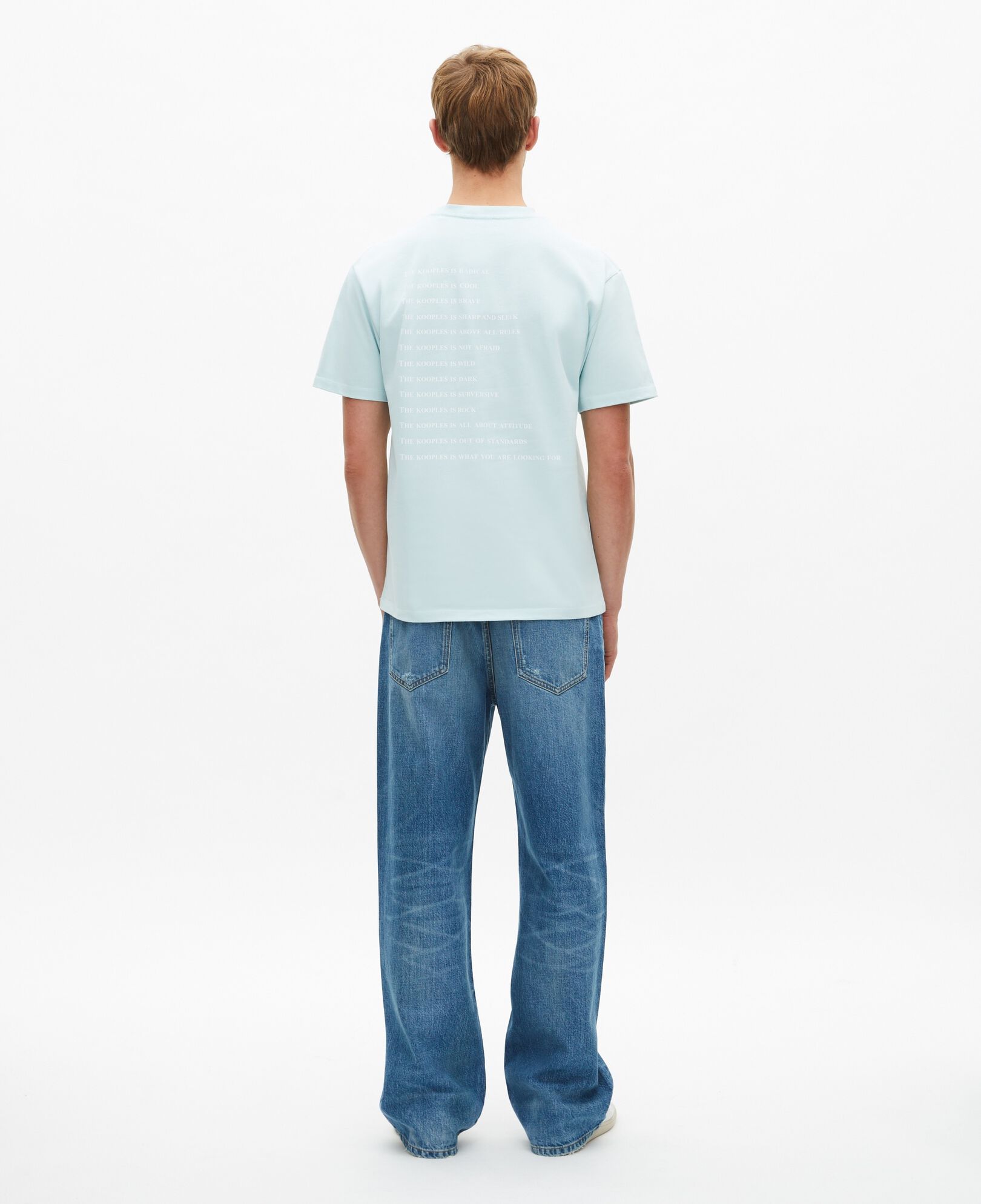 The Kooples MEN BABY BLUE blue what is t-shirt