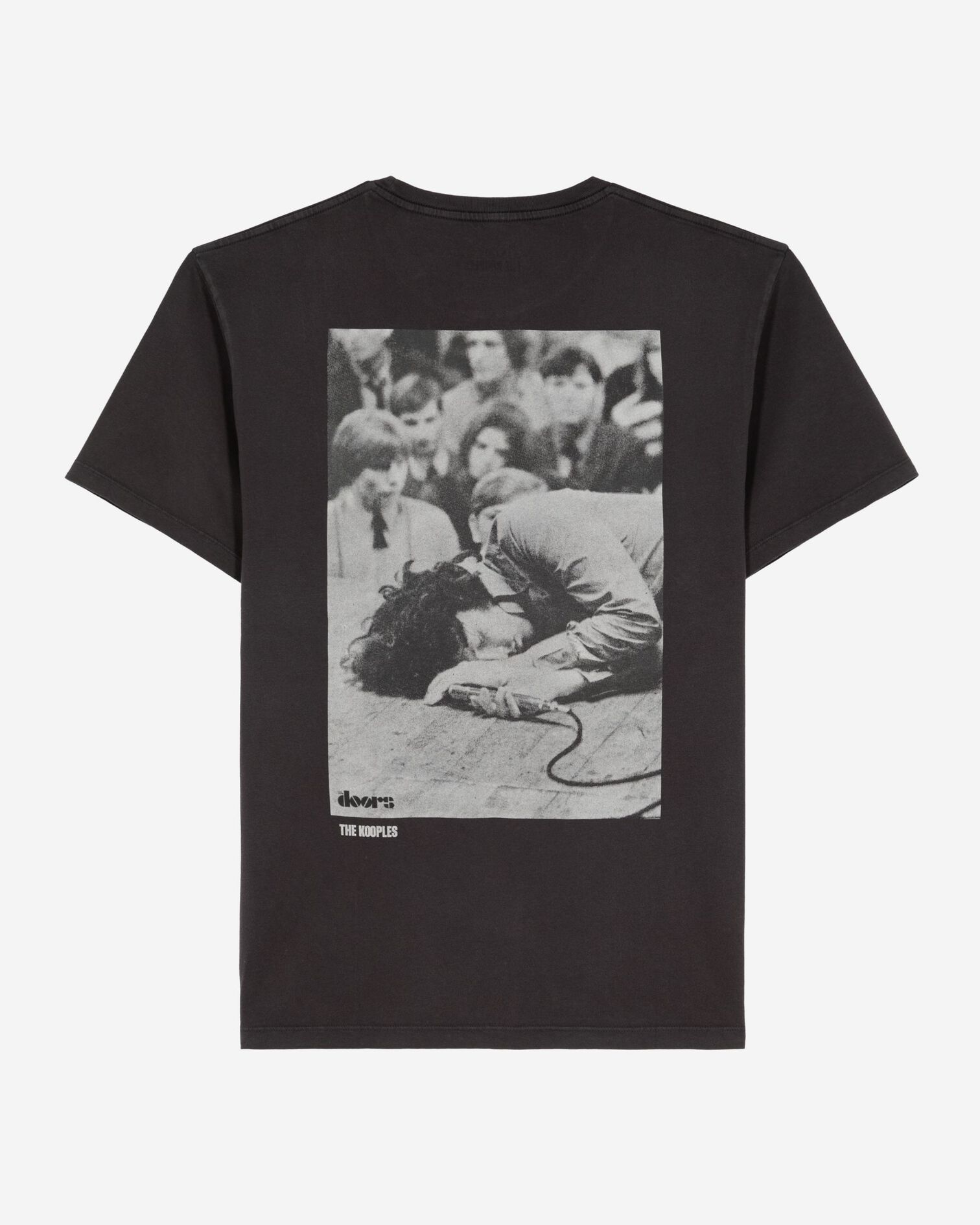 The Doors X The Kooples mixed t-shirt black, BLACK WASHED, hi-res image number null