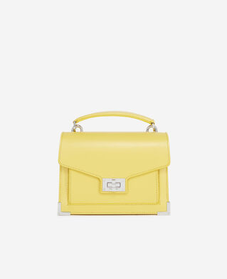 The Kooples WOMEN BRIGHT YELLOW small emily bag in yellow leather