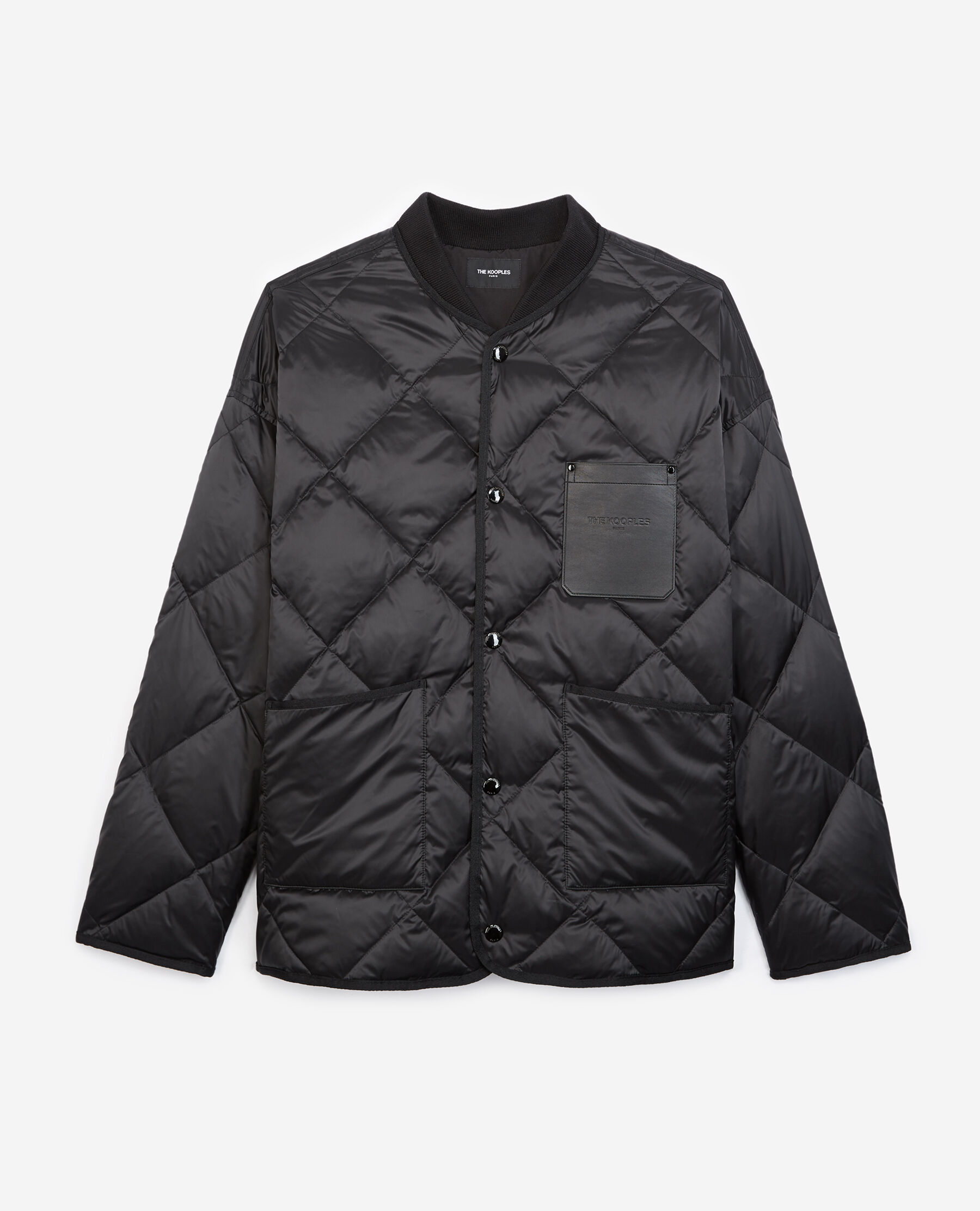 Quilted embroidered hotsell jacket