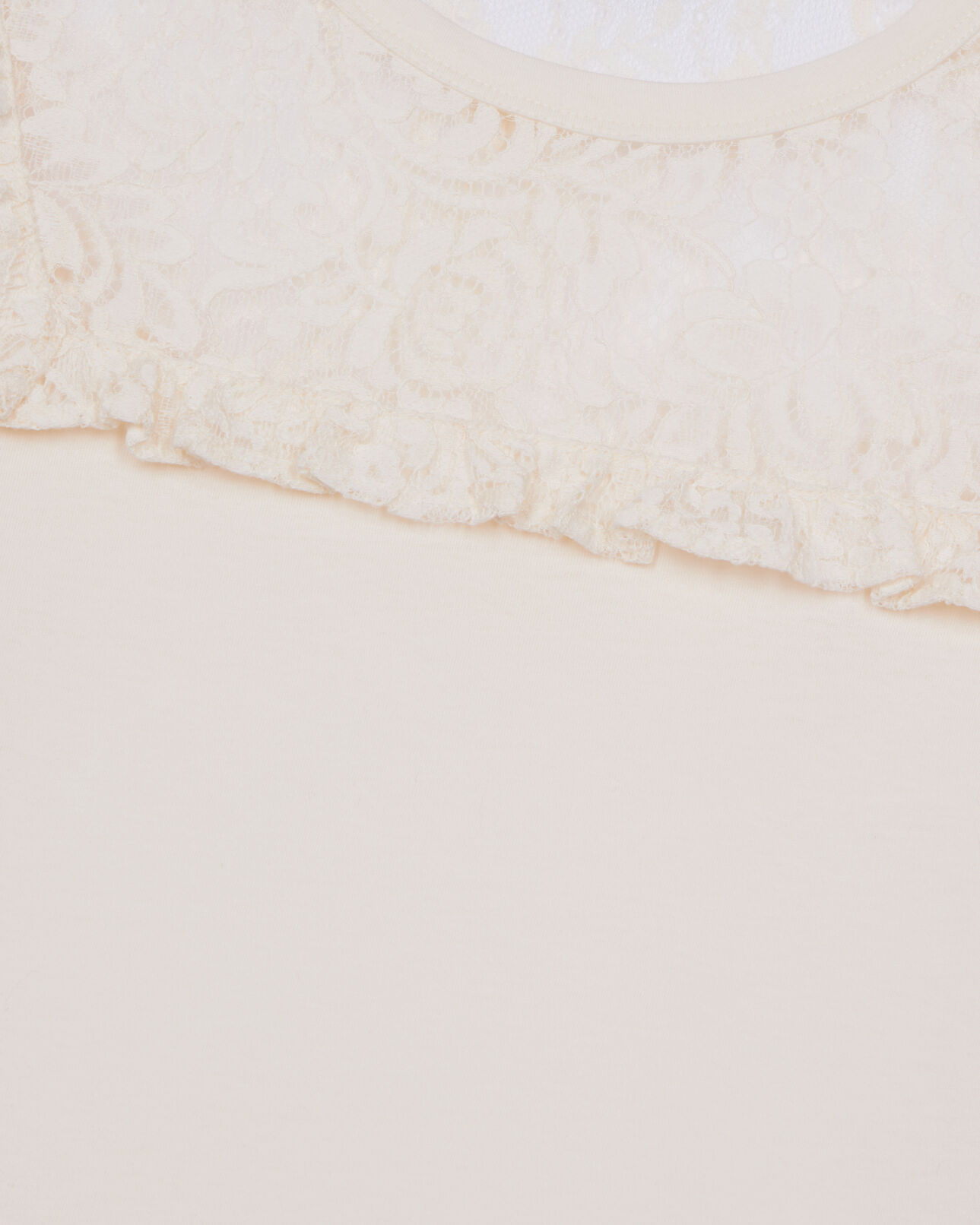 The Kooples FEMME WHITE t-shirt manches longues blanc