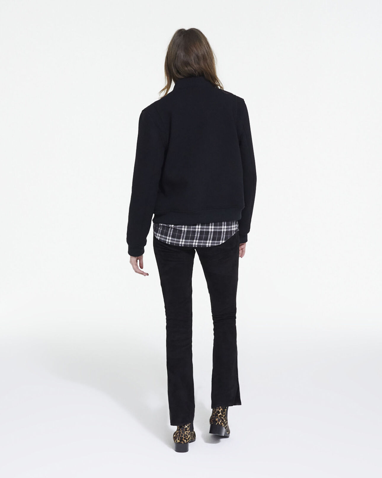 The Kooples WOMEN BLACK black wool jacket