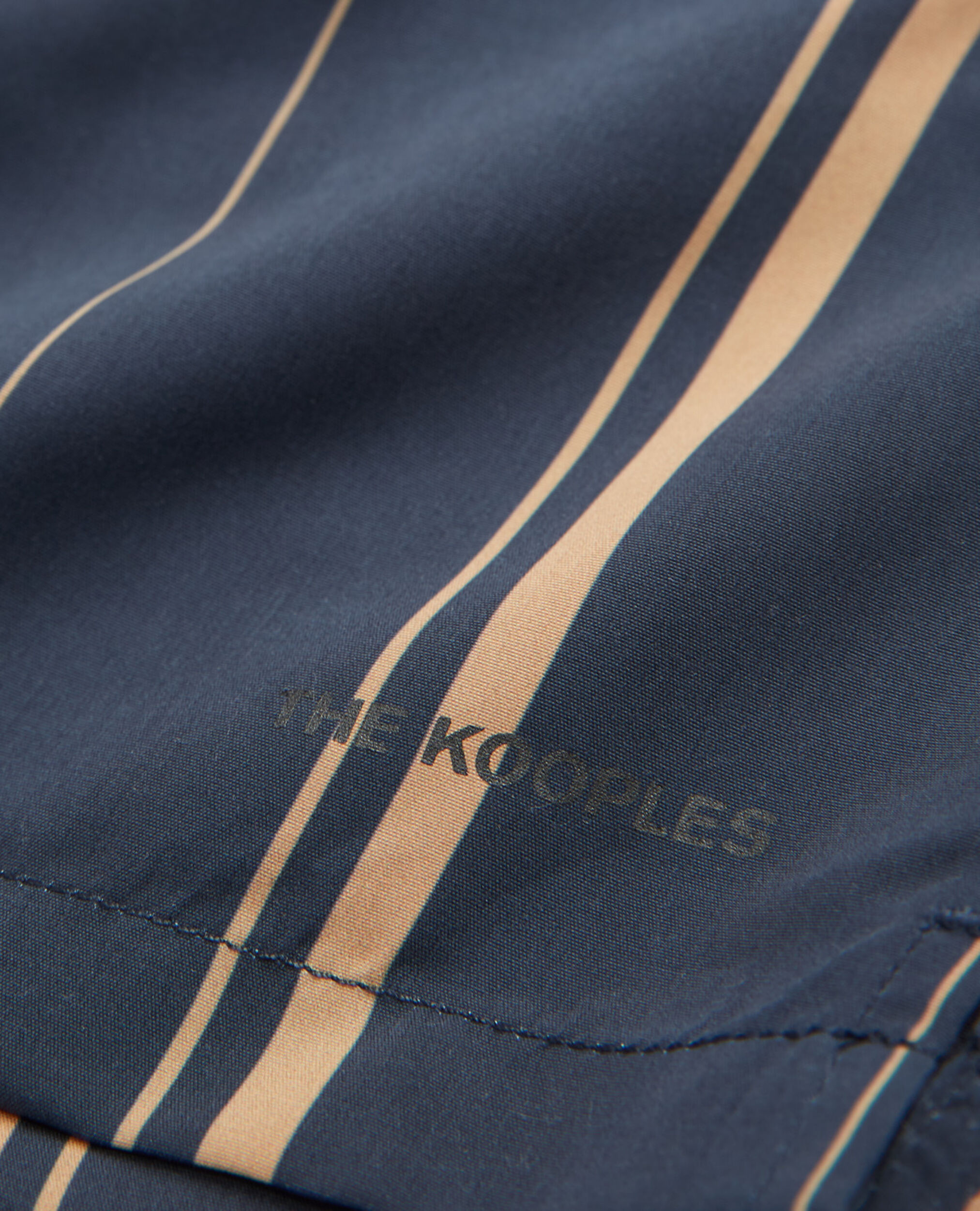 Maillot de bain bleu marine logo contrasté, NAVY, hi-res image number null
