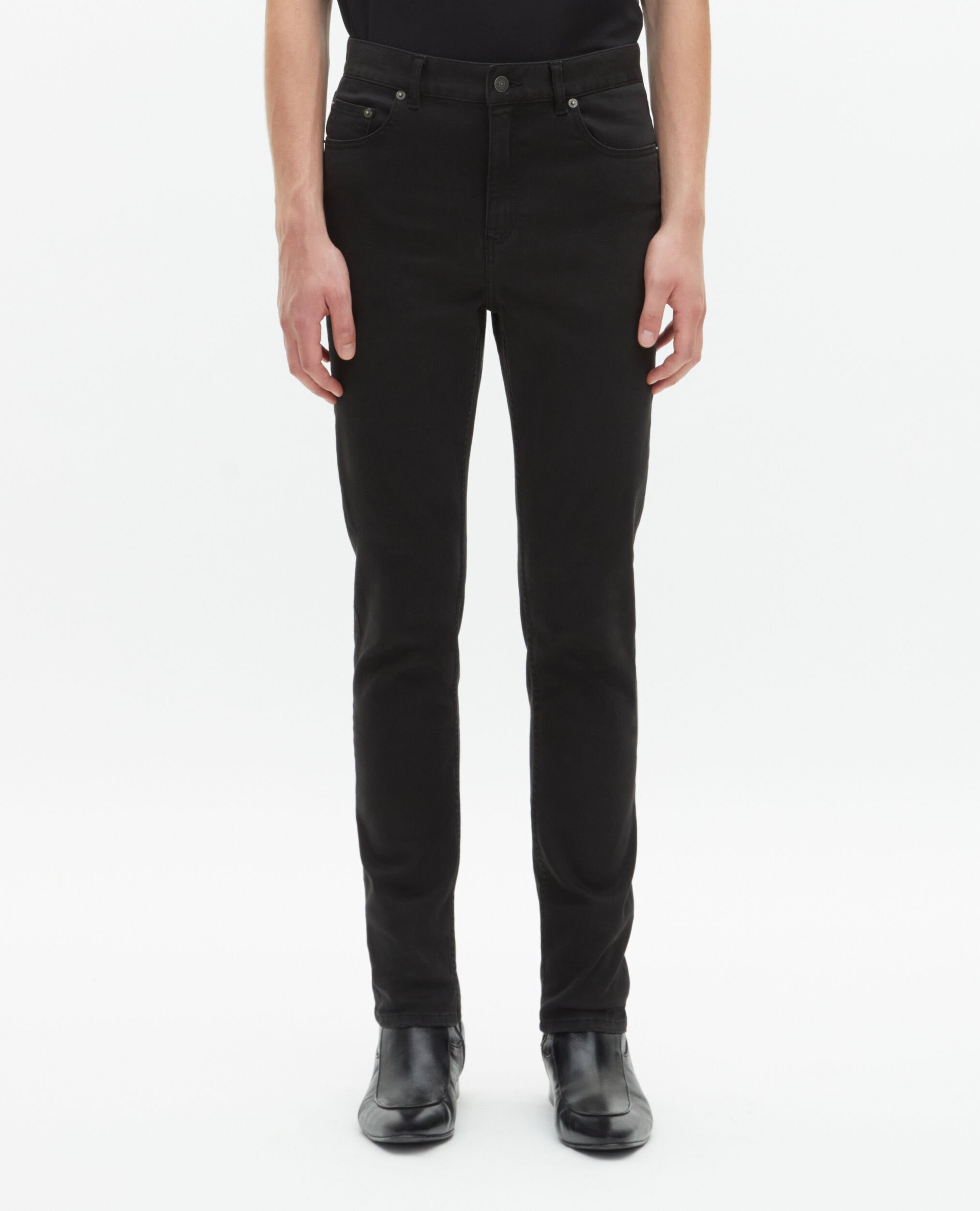 Black slim jeans, BLACK, hi-res image number null
