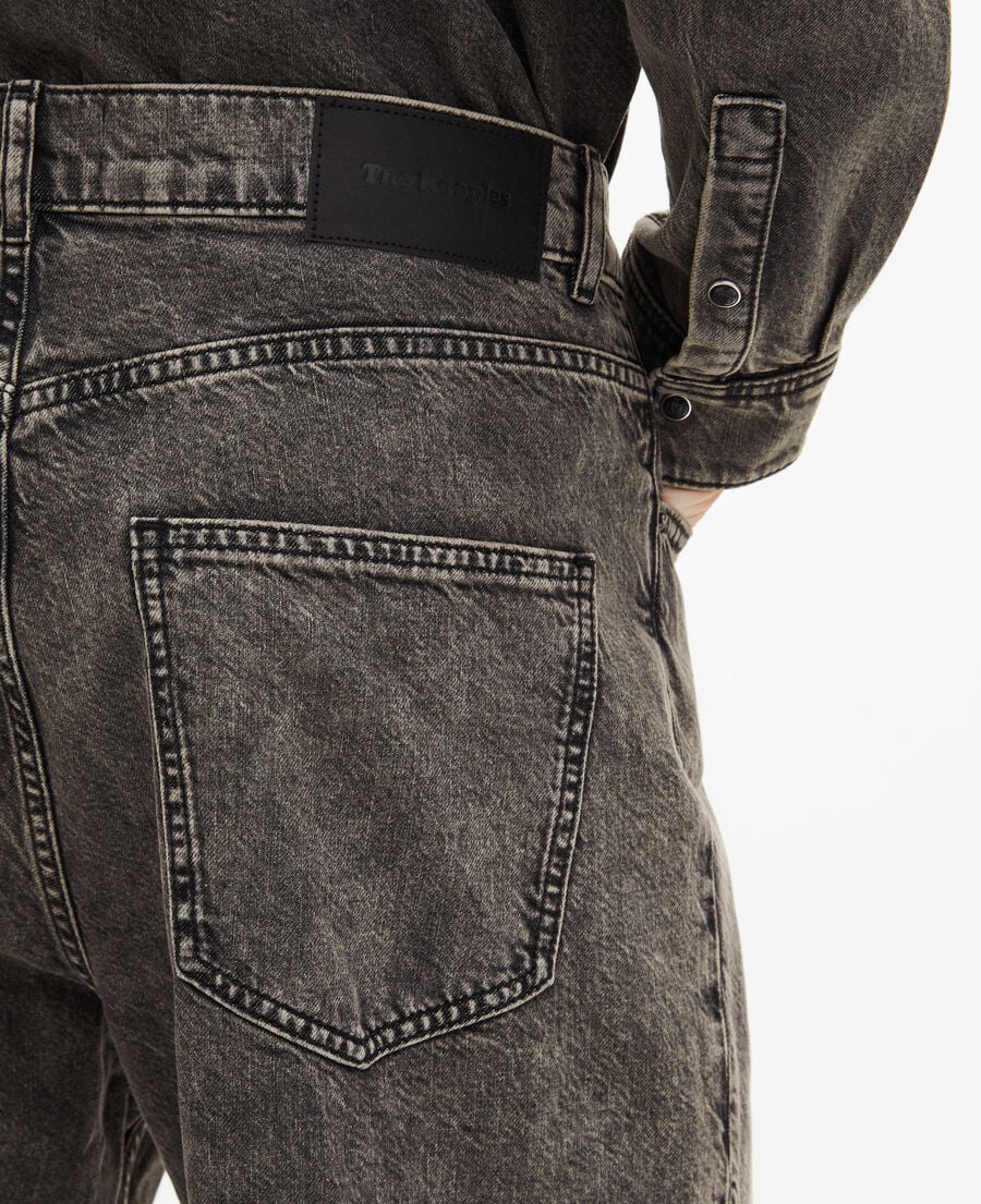 The Kooples MEN DENIM GREY grey baggy jeans