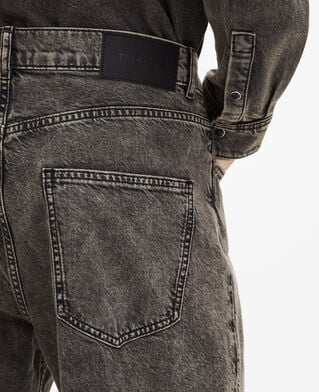 The Kooples MEN DENIM GREY grey baggy jeans