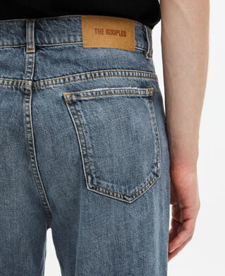 The Kooples MEN BLUE light blue straight jeans