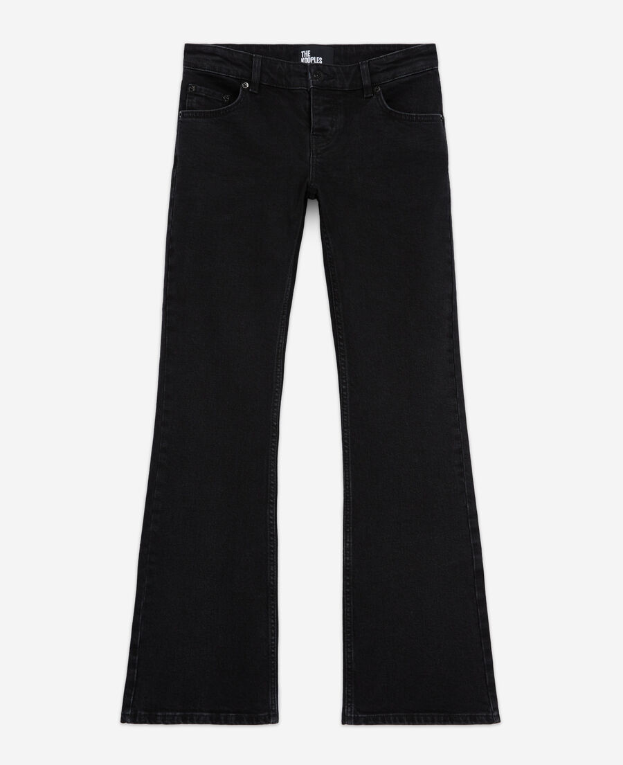 schwarze bootcut-jeans