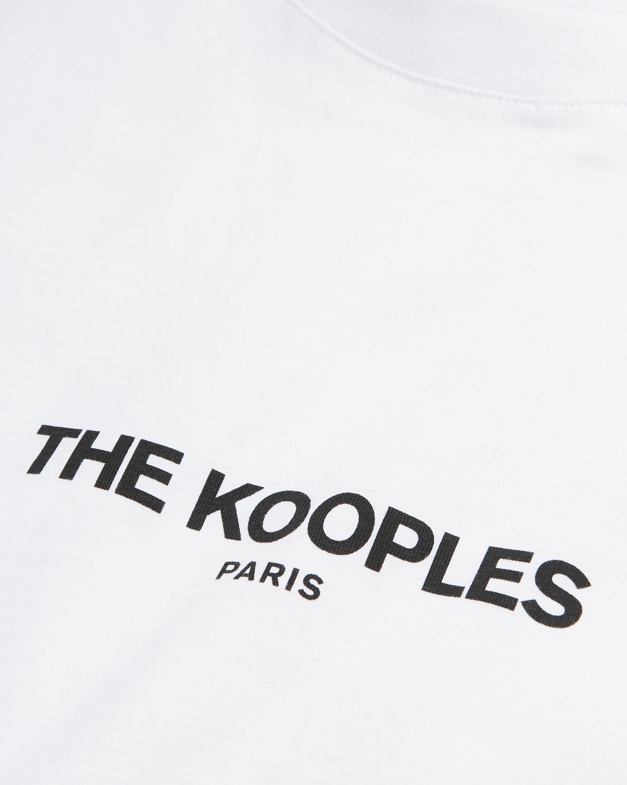 The Kooples FEMME WHITE t-shirt logo blanc