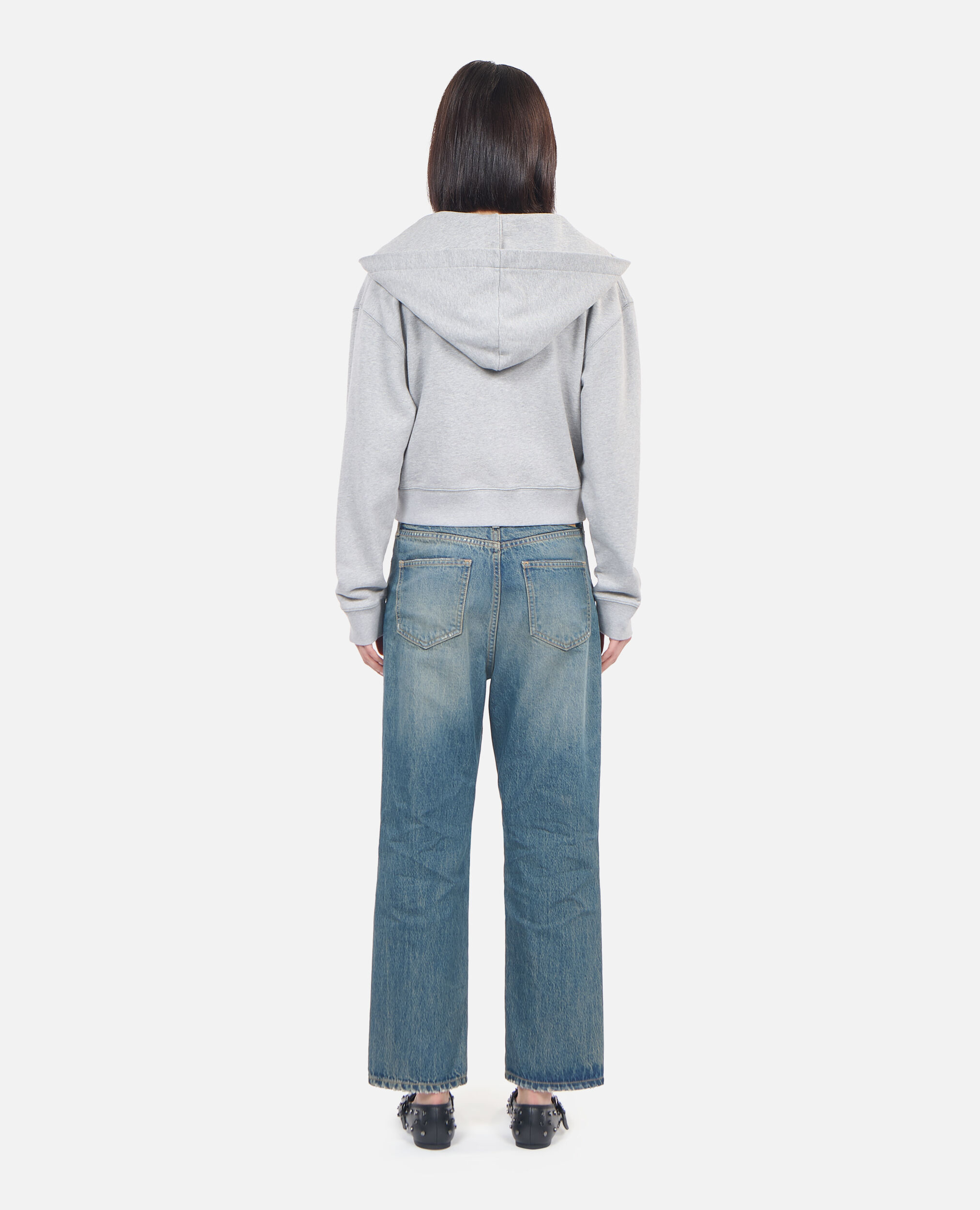 Grey Blazon hoodie, LIGHT GREY MELANGE, hi-res image number null