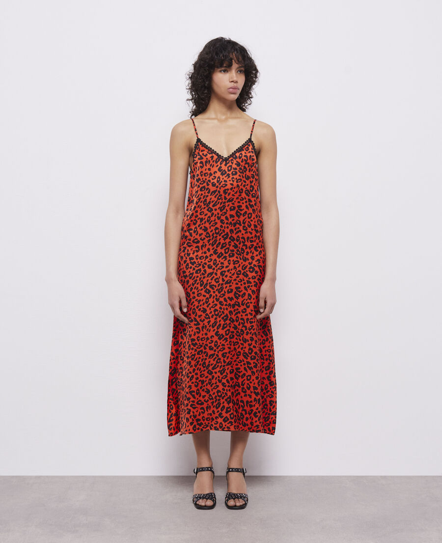 robe nuissette longue léopard