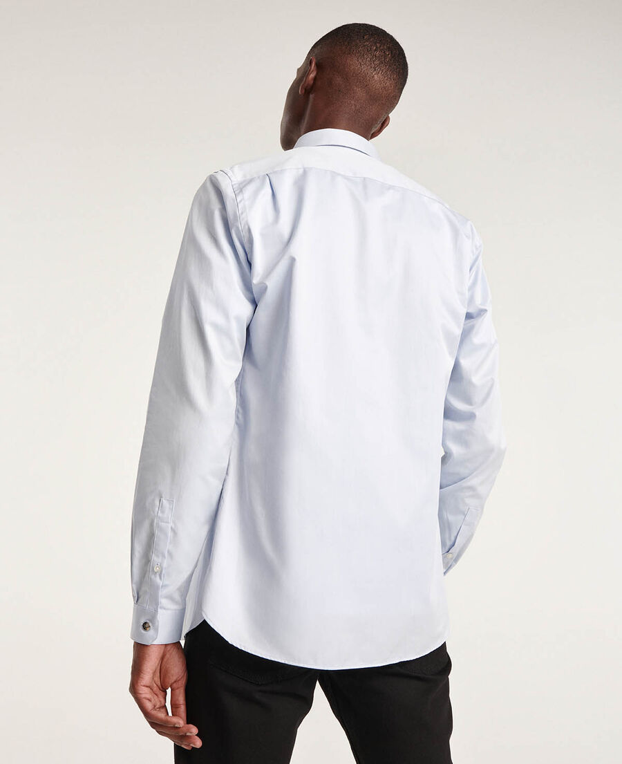 The Kooples HOMME BLUE chemise bleue col classique  coupe ajustée