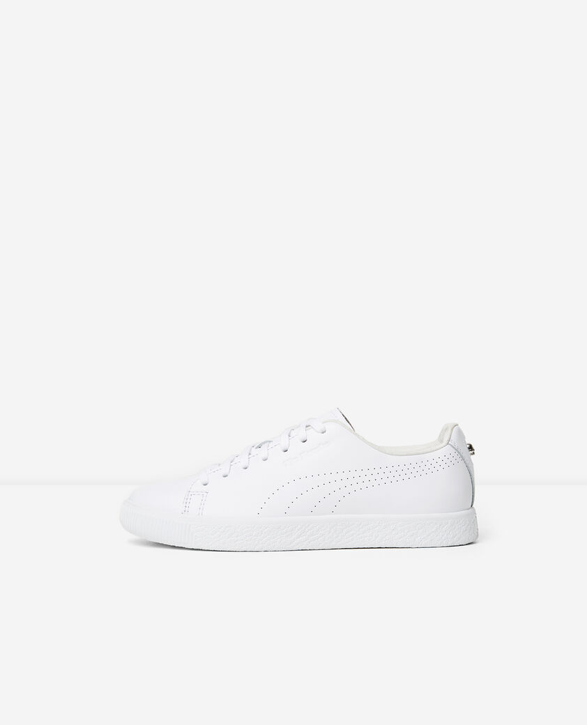 The Kooples MIXTE WHITE baskets blanches clyde puma x the kooples