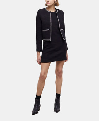 The Kooples WOMEN BLACK short black dress