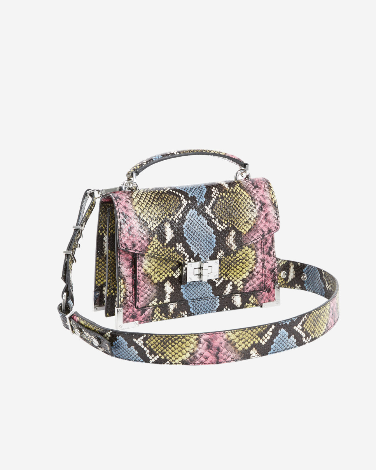 The Kooples WOMEN MULTICOLOR small emily bag in multicolored leather