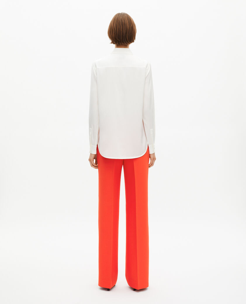 The Kooples WOMEN WHITE white silk shirt 