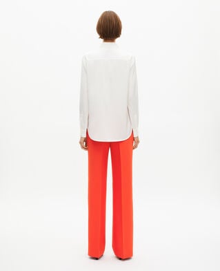 The Kooples MUJER WHITE camisa seda blanca