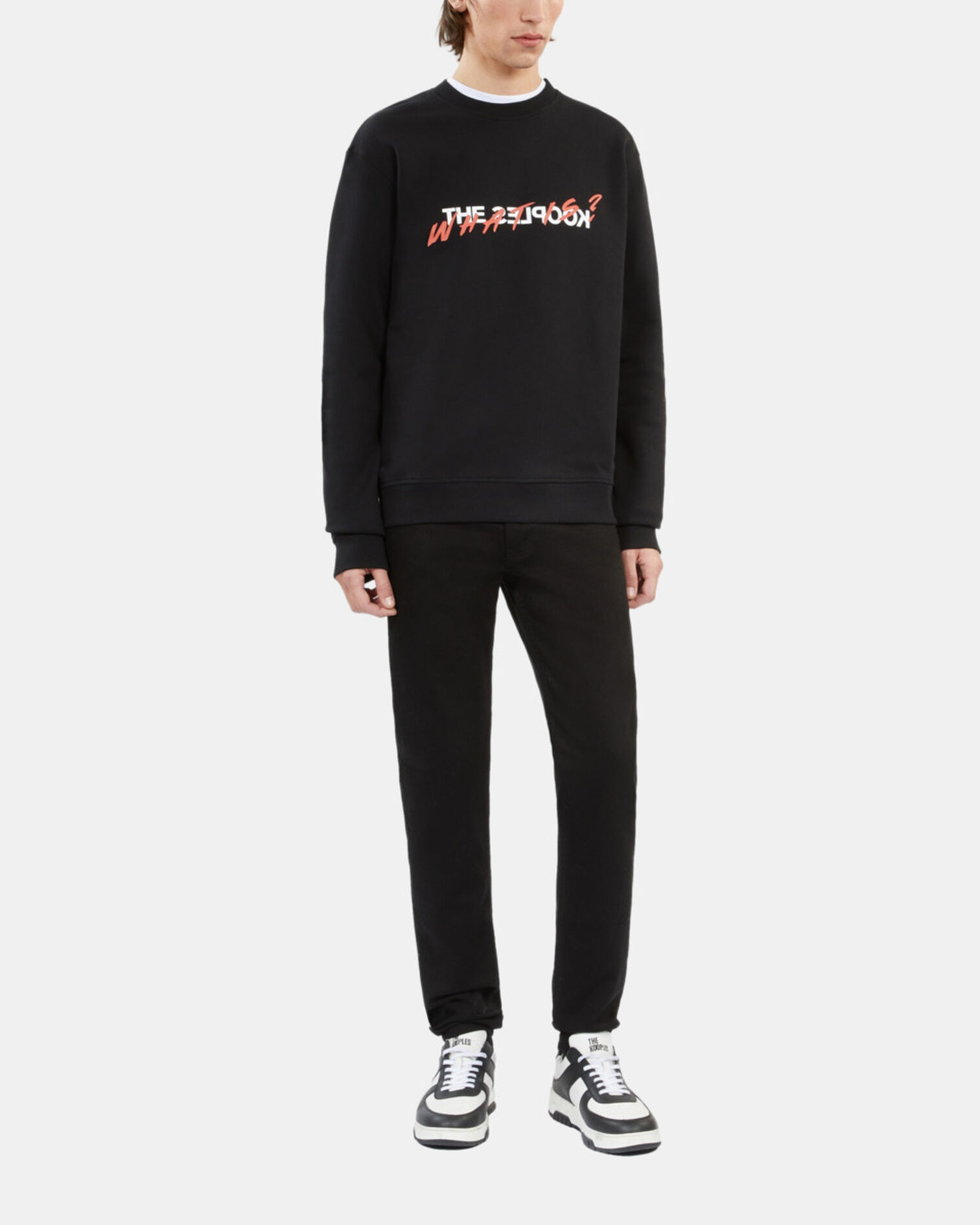 Sweatshirt Homme What is noir, BLACK, hi-res image number null