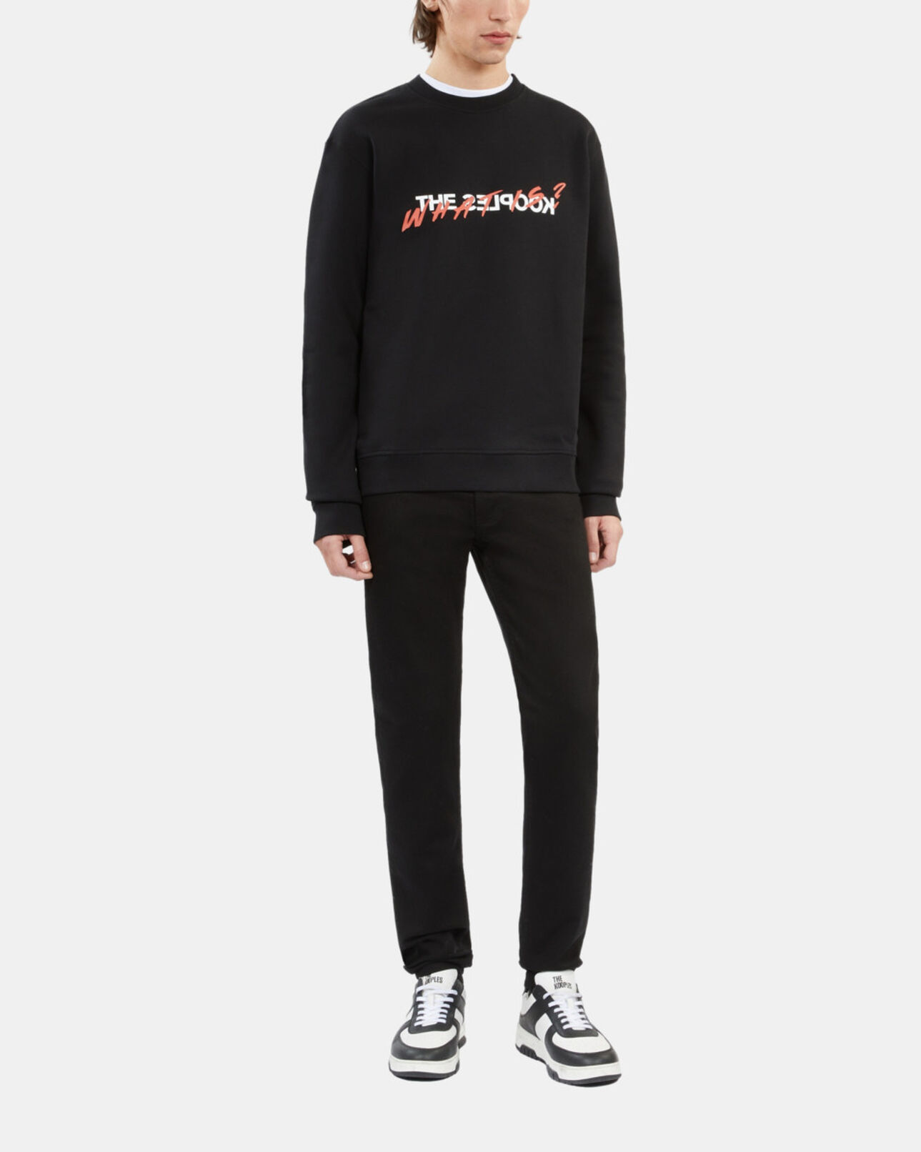 The Kooples HOMME BLACK sweatshirt homme what is noir