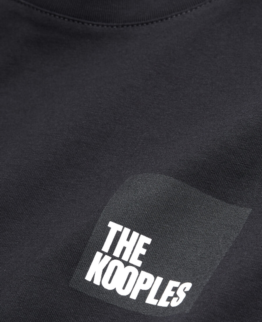 black t-shirt