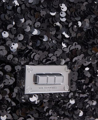 The Kooples WOMEN BLACK emily soft bag with black sequins