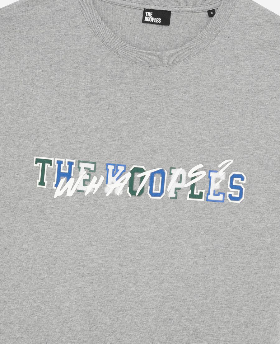 The Kooples HOMME GREY MELANGE t-shirt what is gris