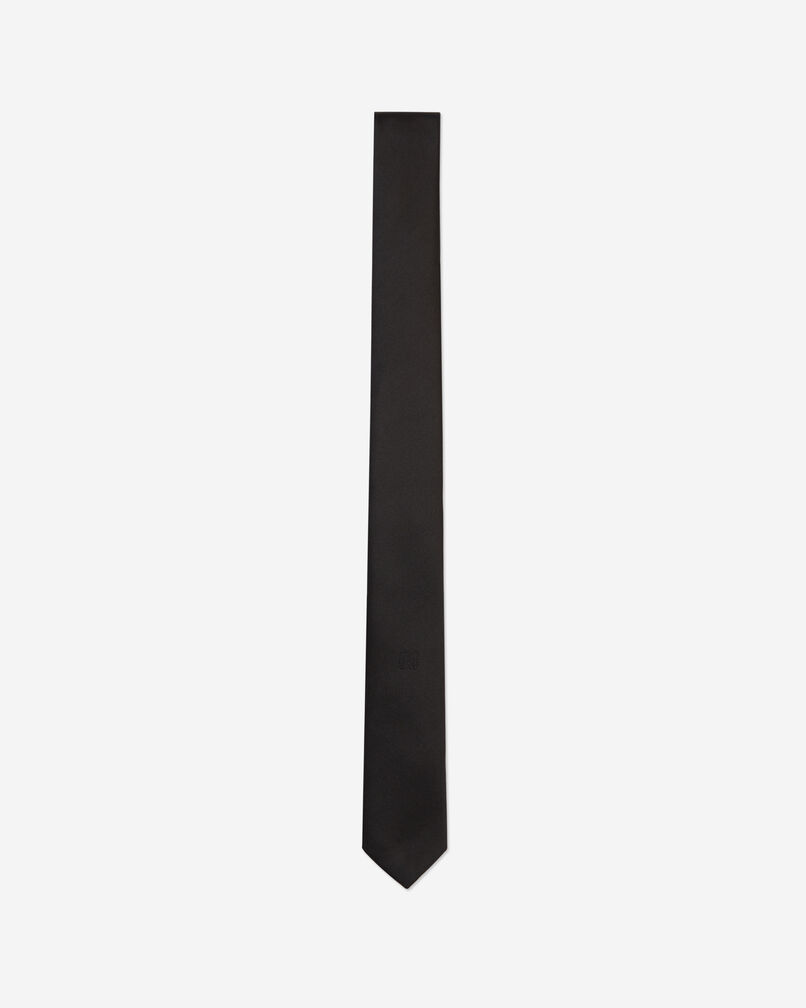 The Kooples HOMME BLACK cravate en soie noire