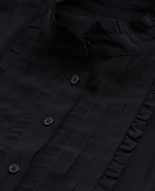 The Kooples FEMME BLACK robe courte décolletée noire