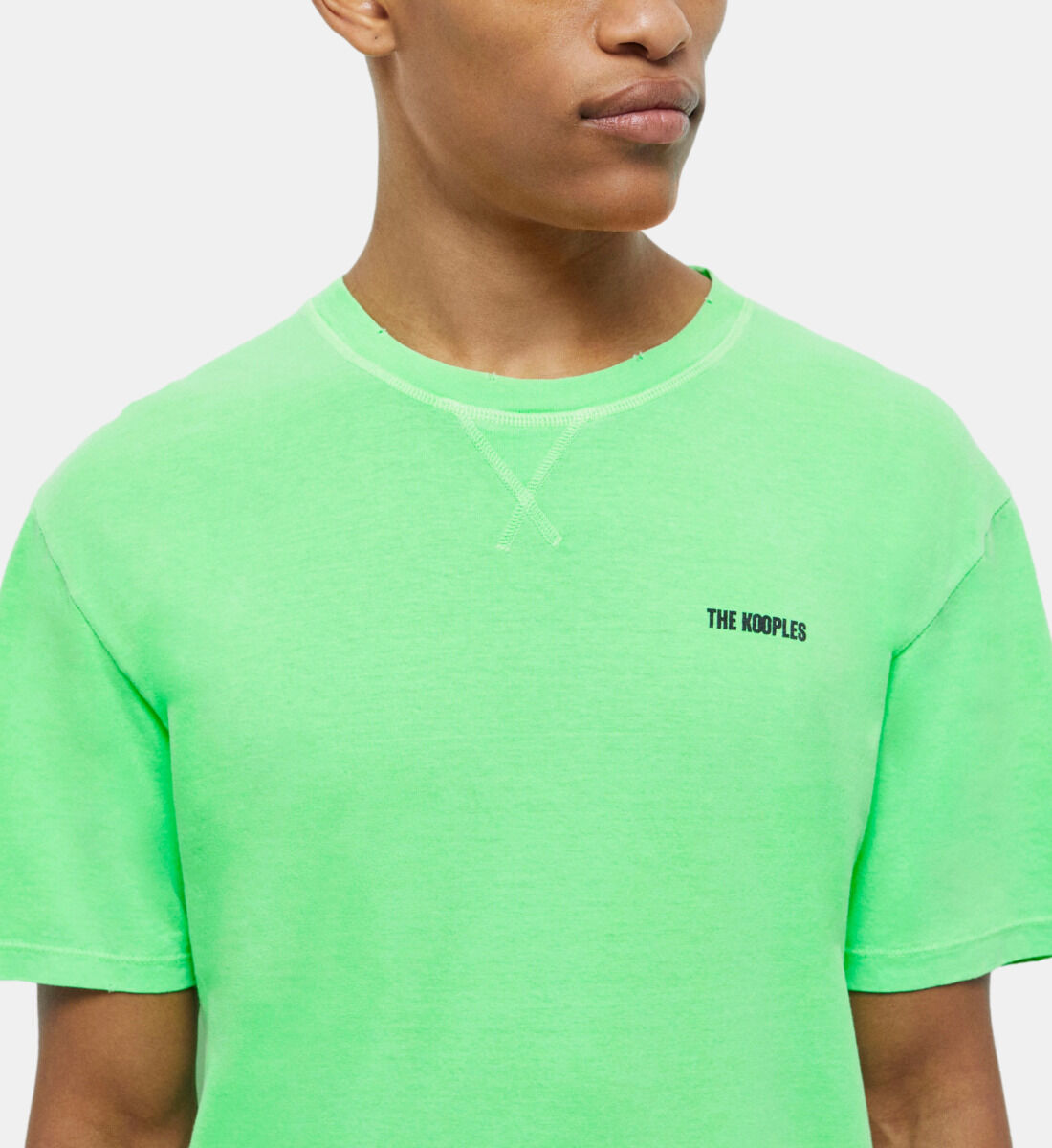 Tee shirt vert fluo homme sales