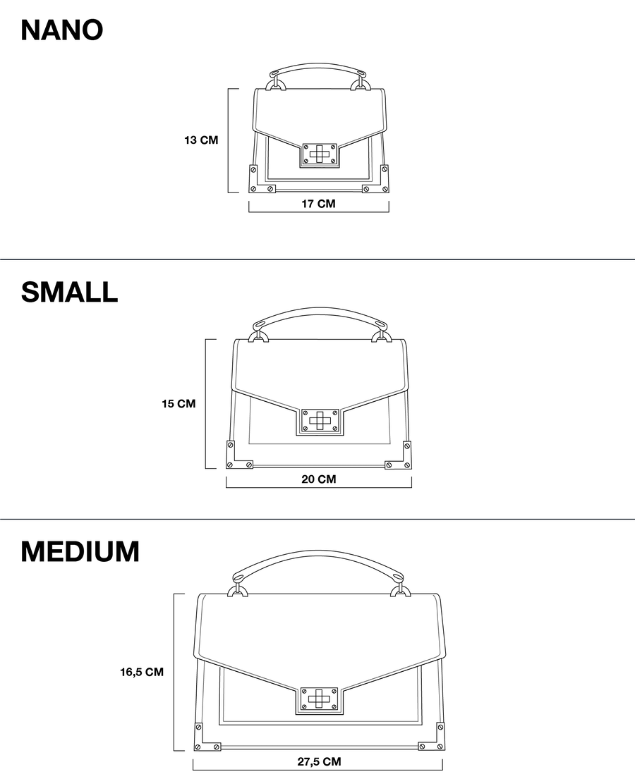 small emily bag in yellow leather