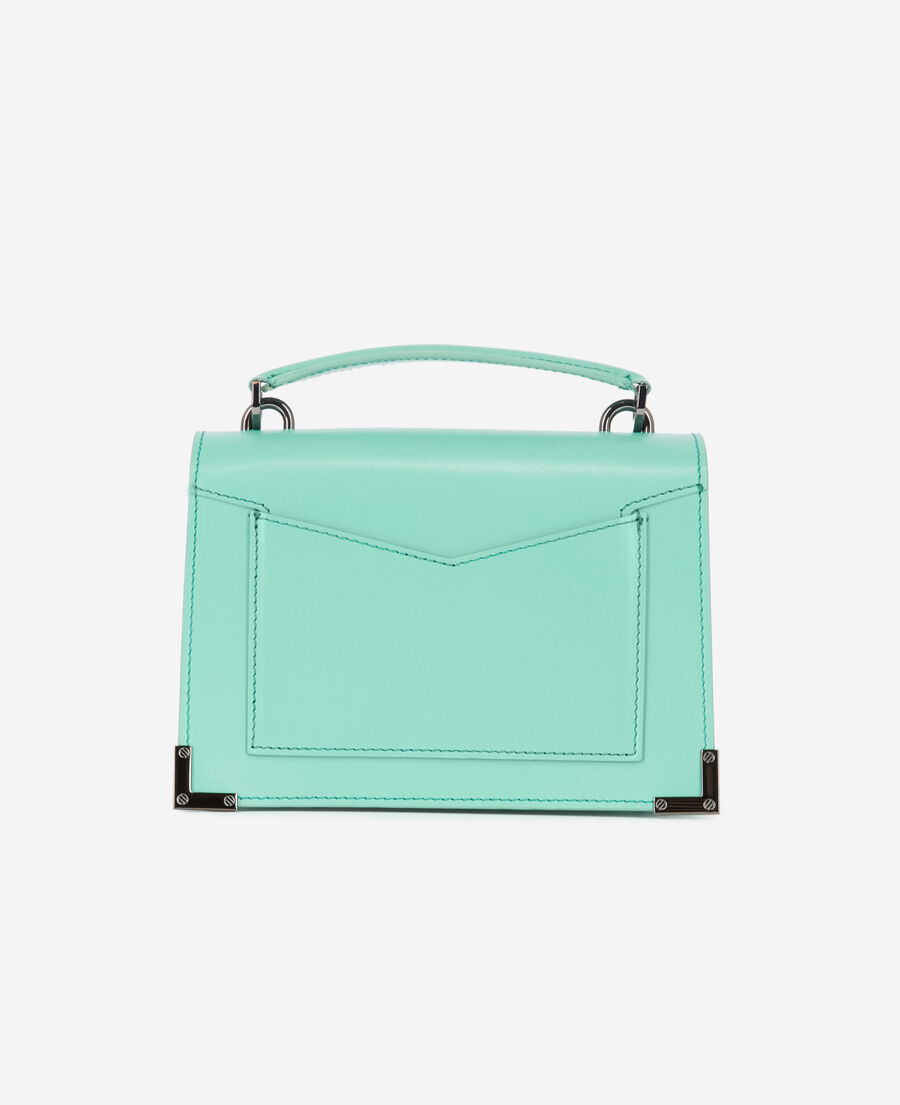 sac emily small en cuir vert