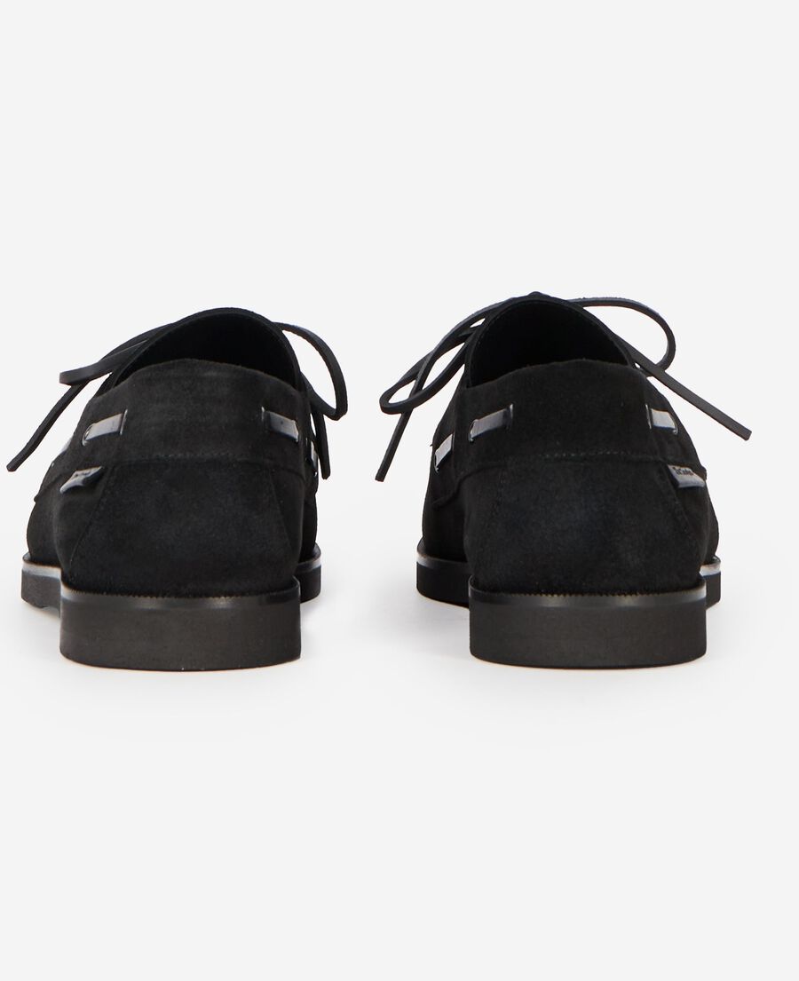 The Kooples MEN BLACK black suede loafers