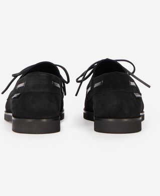 The Kooples MEN BLACK black suede loafers