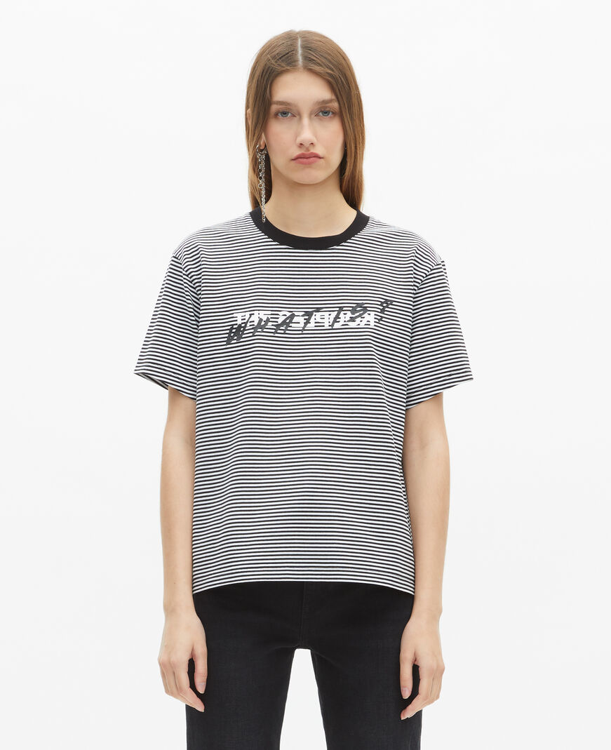 The Kooples DAMEN ECRU t-shirt what is gestreift ecru