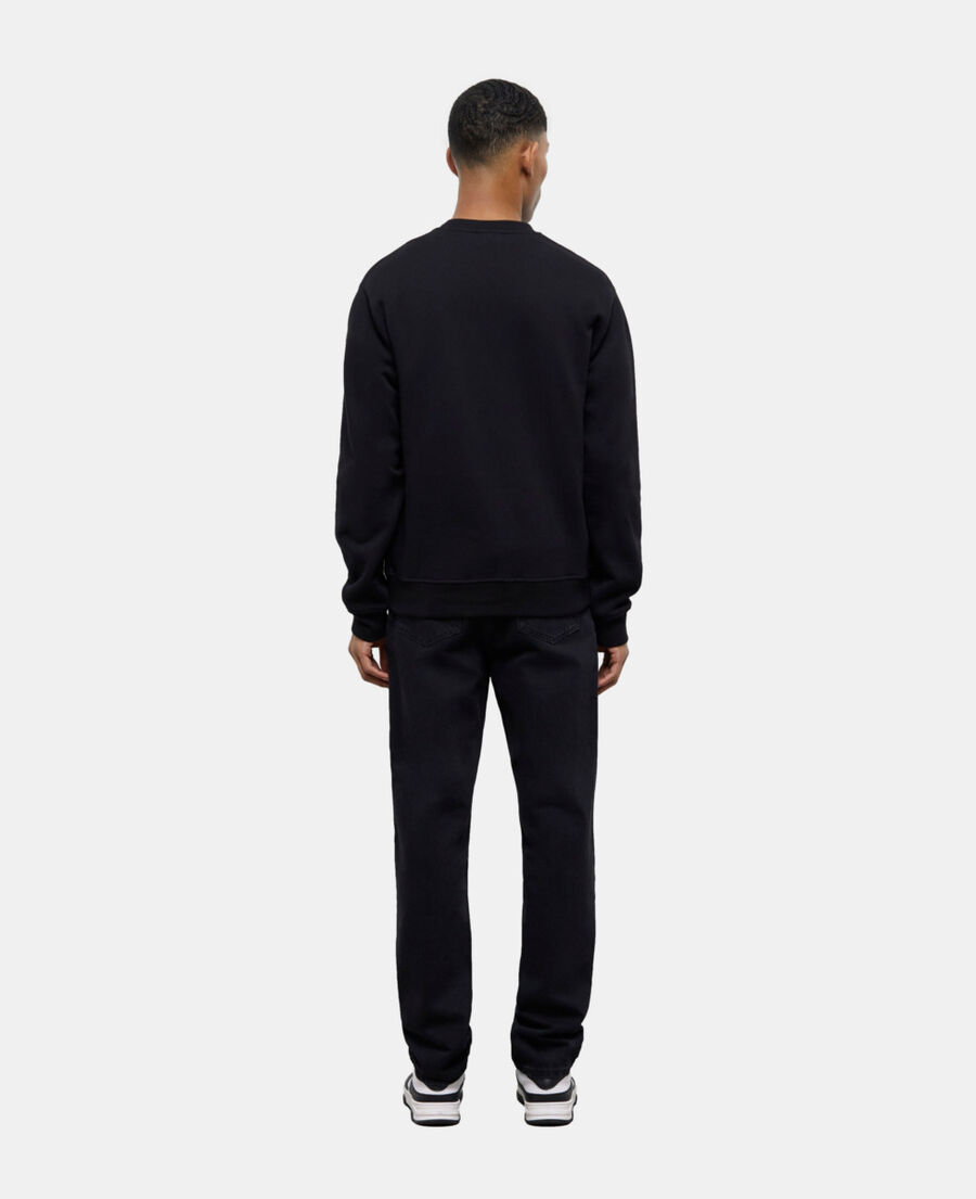 The Kooples HERREN BLACK schwarzes sweatshirt mit the kooples logo