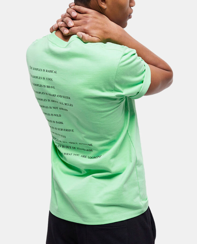 The Kooples HOMME APPLE t-shirt homme what is vert clair