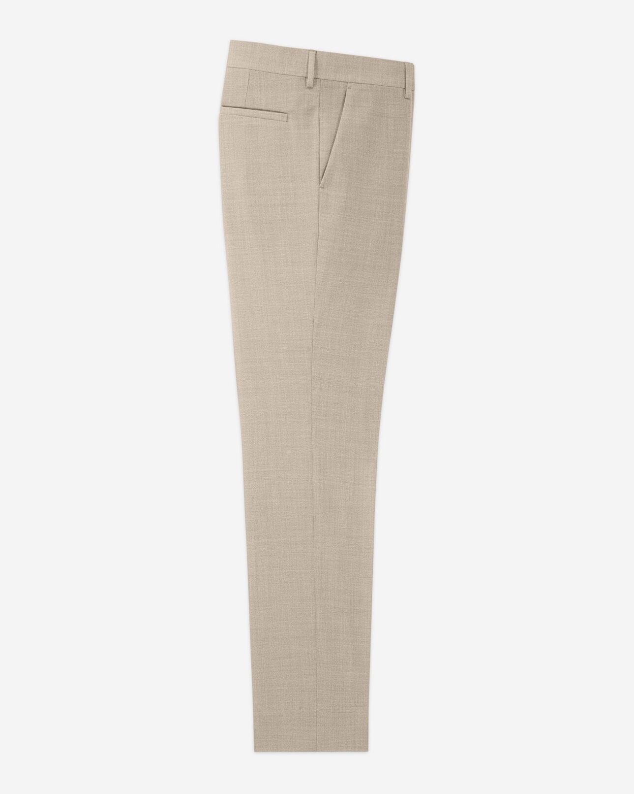 The Kooples MEN BEIGE beige wool suit pants
